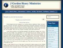 Tablet Screenshot of jgordonhenryministries.org